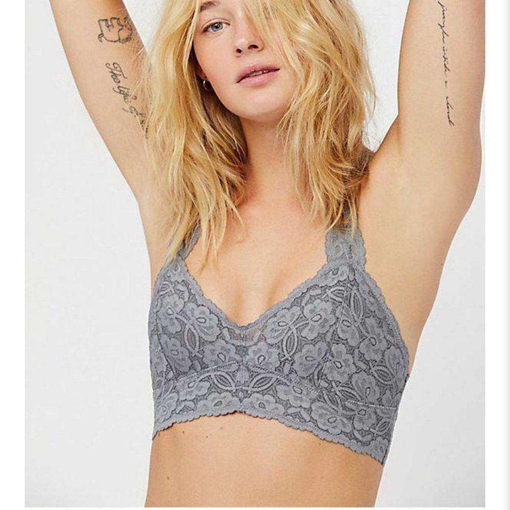 FREE PEOPLE Galloon Lace Racerback BRALETTE XS NEW bra - Picture 3 of 6